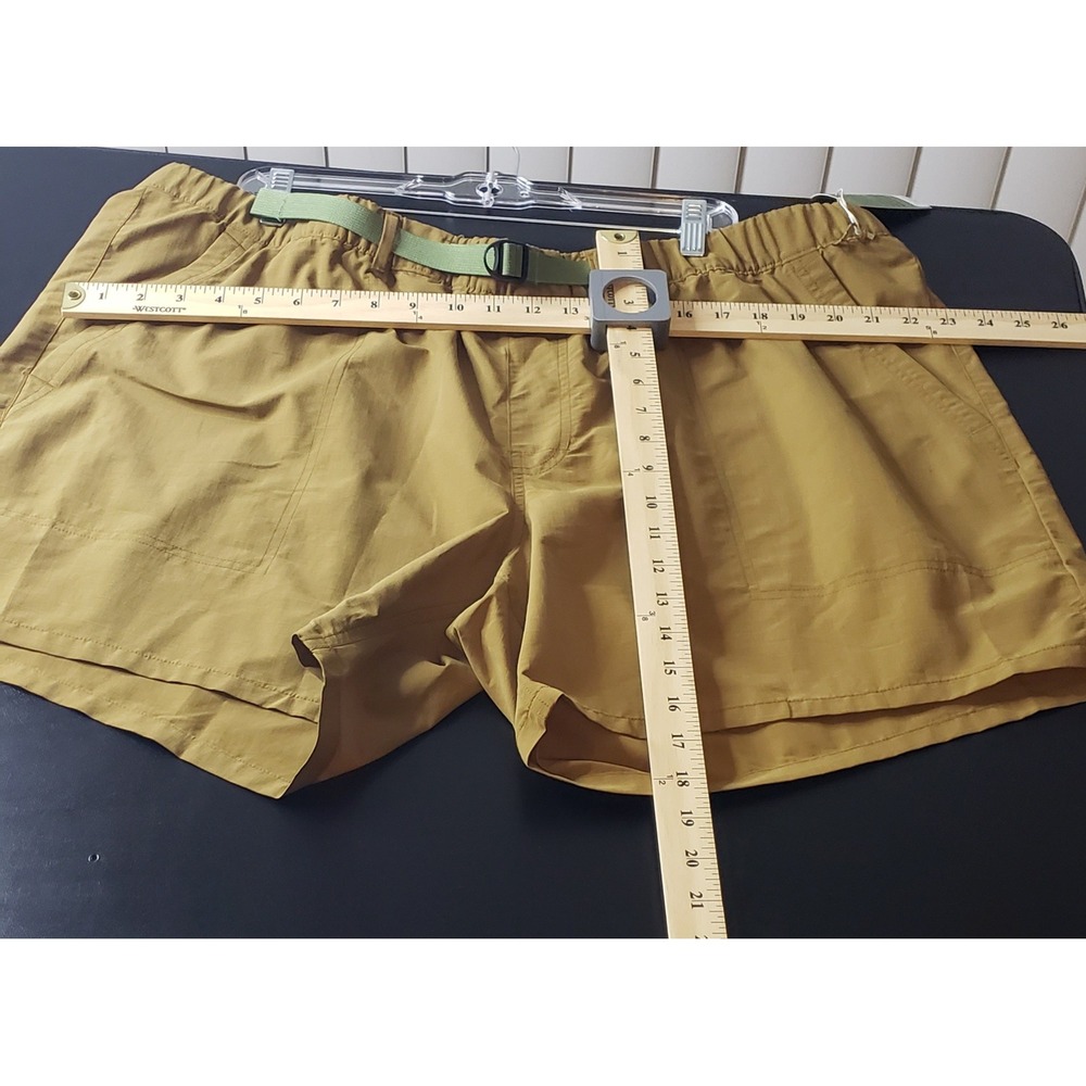 REI Co-Op Shorts Mens Trailmade Amphib Mens XXL Oak Brown Ripstop Belt Gorpcore - Picture 11 of 13